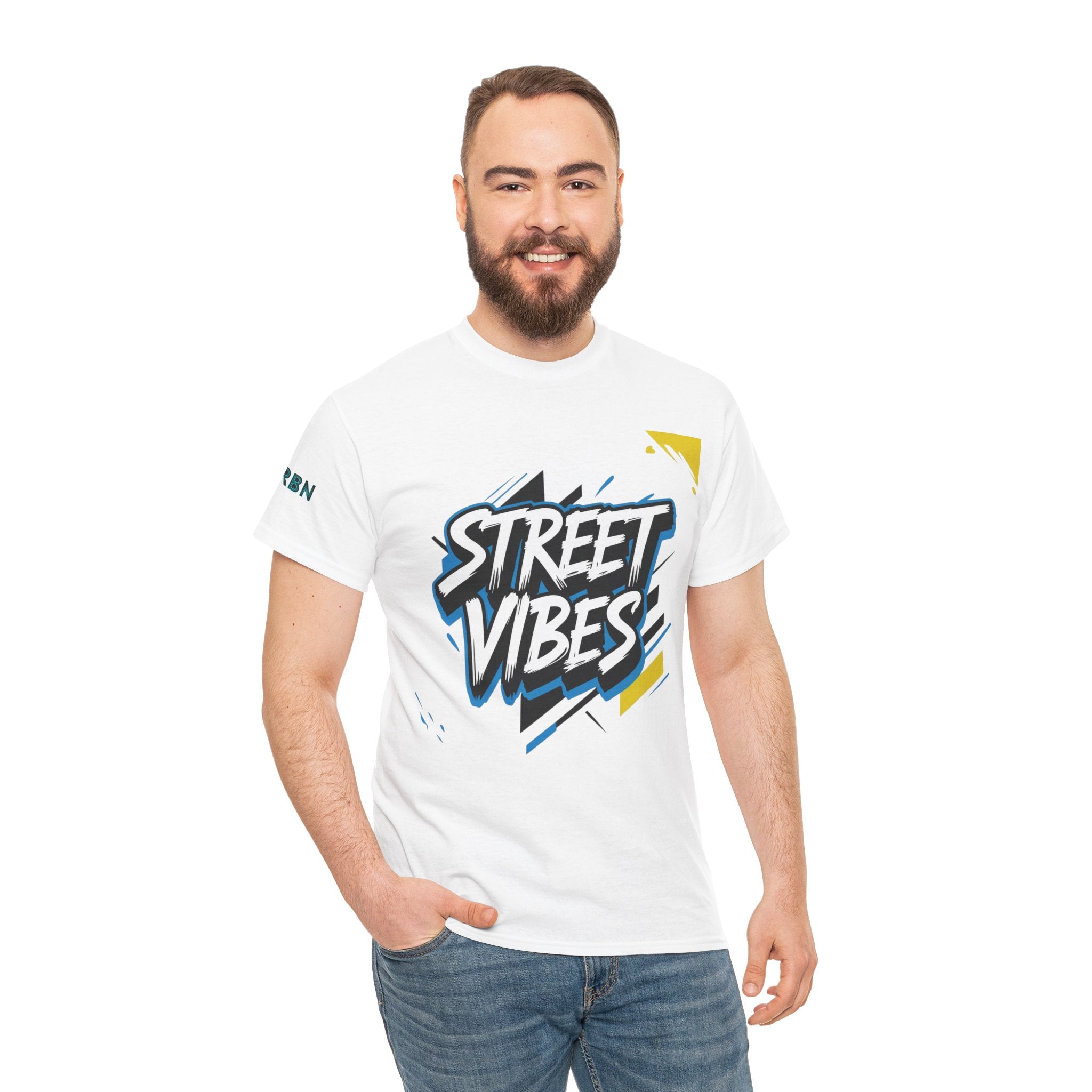 Street Vibes – T-shirt Graphique Unisexe Coton Premium, Streetwear Urbain Été 2025 | CreaGeekMultivers