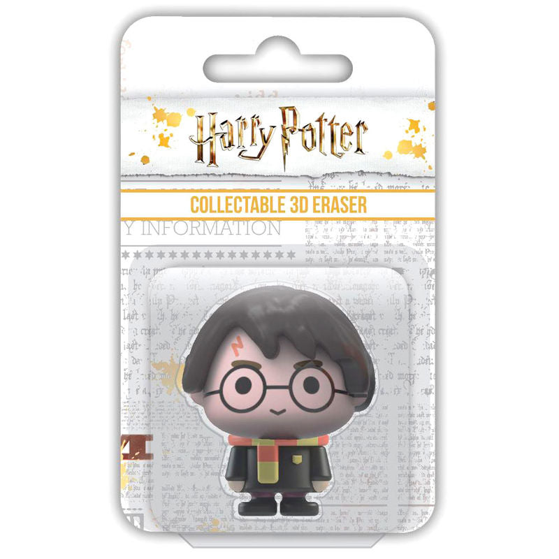 Gomme 3D Harry Potter figurine vue de face avec détails précis et couleurs vives