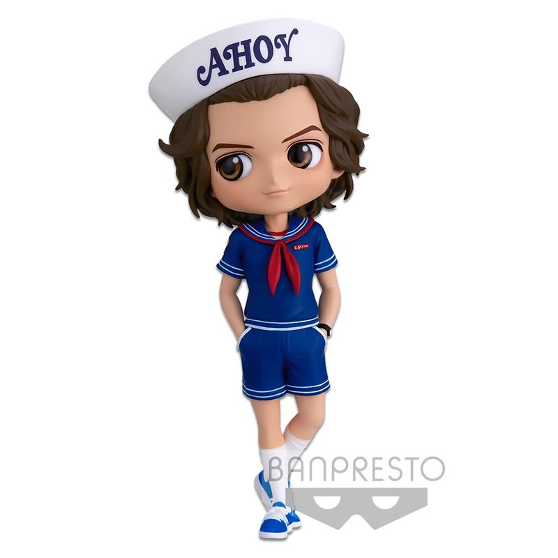 Figurine Steve Q Posket Stranger Things vue de face en PVC de 14 cm