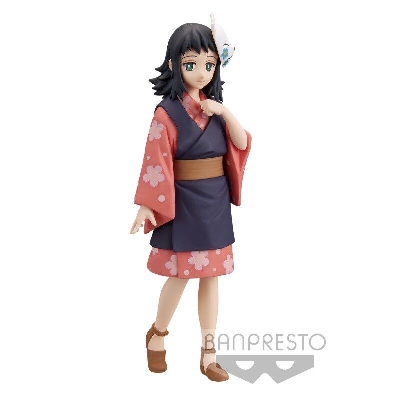 Figurine Makomo Demon Slayer Kimetsu No Yaiba 13cm vue de face en PVC par BANPRESTO
