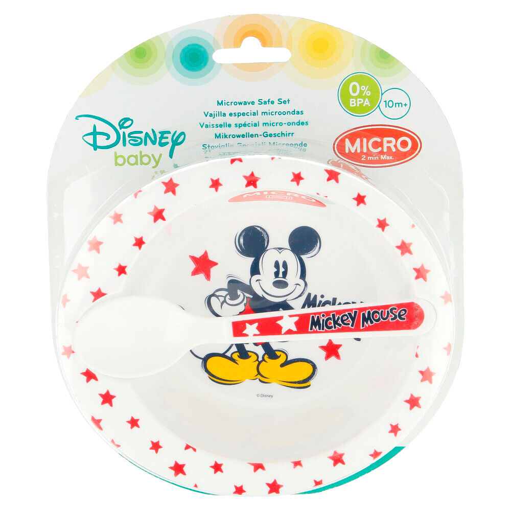 Micro set Disney Mickey avec microphone rouge et noir, jouet officiel pour enfants, idéal pour chanter et jouer.