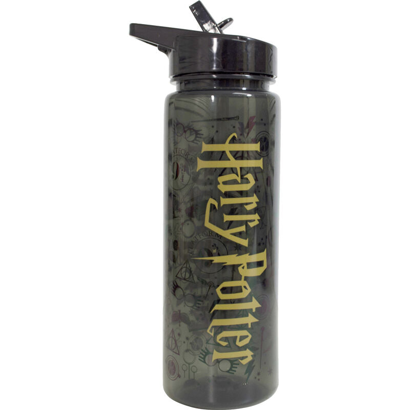 Bouteille Harry Potter 750ml avec logo officiel Warner Bros. Discovery, en polypropylène résistant et design unique.