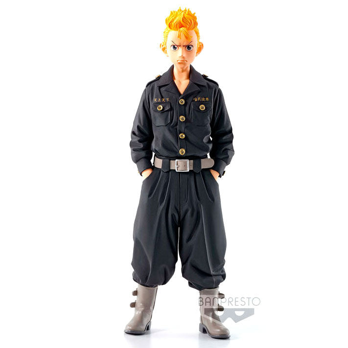 Figurine Takemichi Hanagaki Tokyo Revengers vue de face, 16 cm, édition BANPRESTO Vol.2