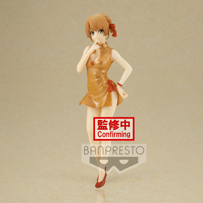 Figurine Iroha Isshiki de My Teen Romantic Comedy Snafu Climax vue de face, hauteur 18 cm