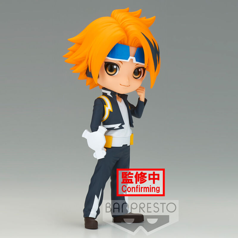 Figurine Denki Kaminar Ver.B Q Posket vue de face avec détails colorés et expression dynamique