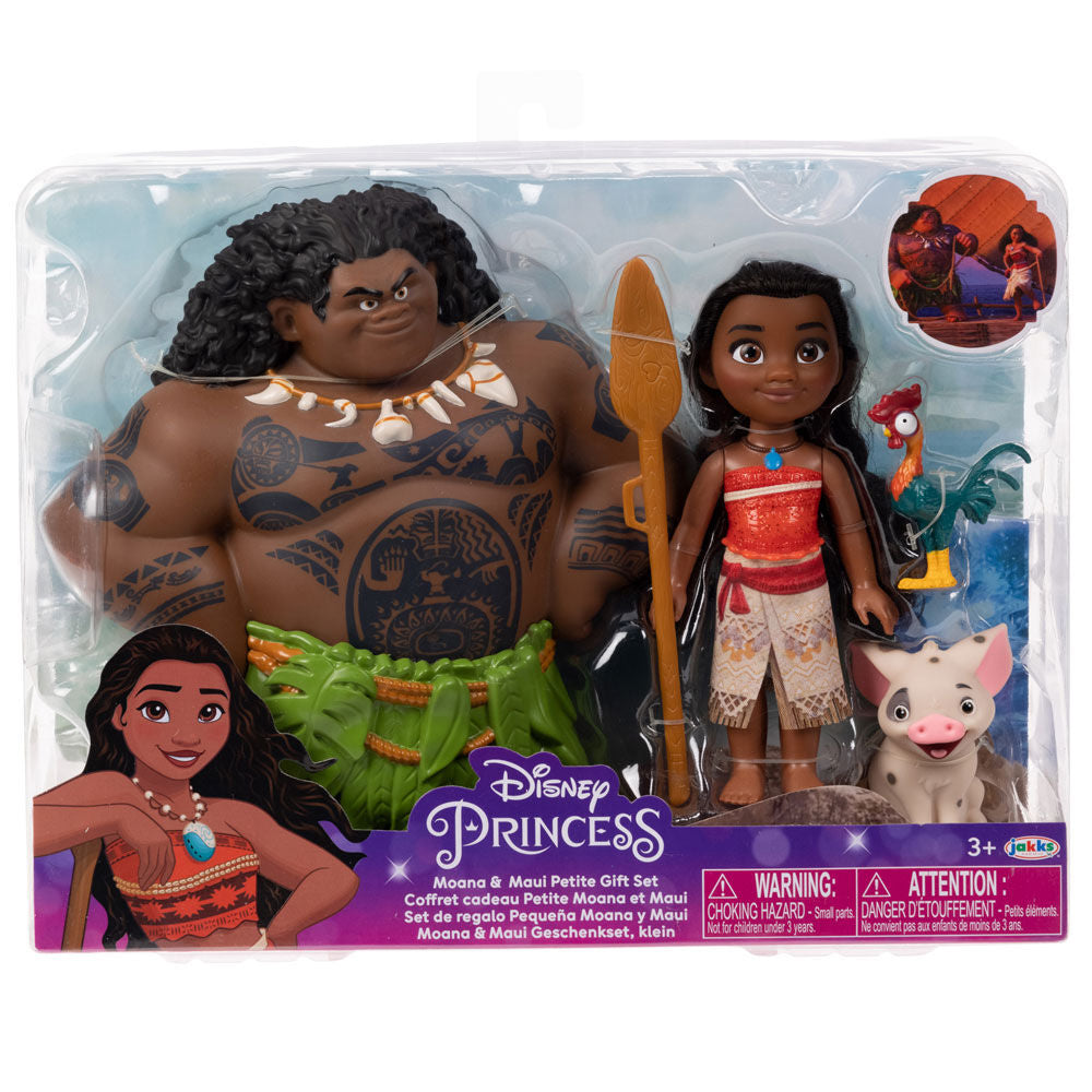 Poupée Disney Vaiana en tenue traditionnelle avec détails soignés, vue de face