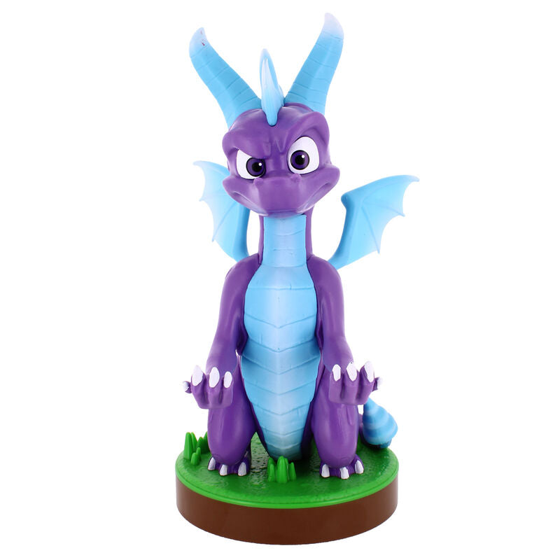 Support Cable Guy Spyro the Dragon de 21cm tenant une manette PlayStation 5 DualSense