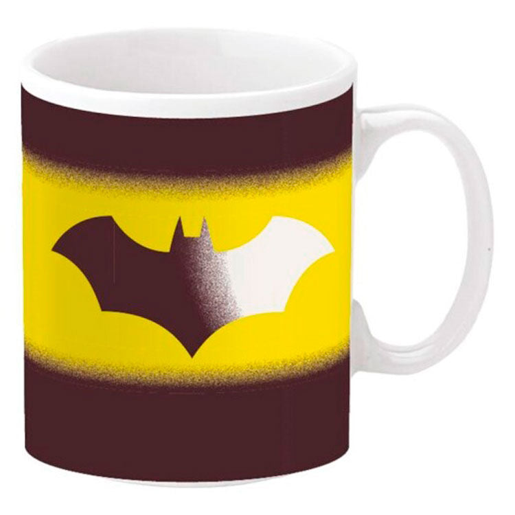 Mug en céramique DC Comics avec le logo Batman, capacité 325ml, design officiel super-héros.