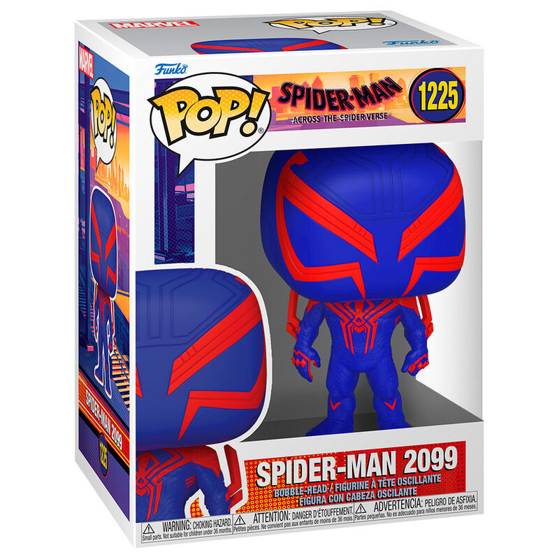 Figurine Funko POP Spider-Man 2099 de Marvel Spiderverse en vinyle de 9 cm dans sa boîte vitrine