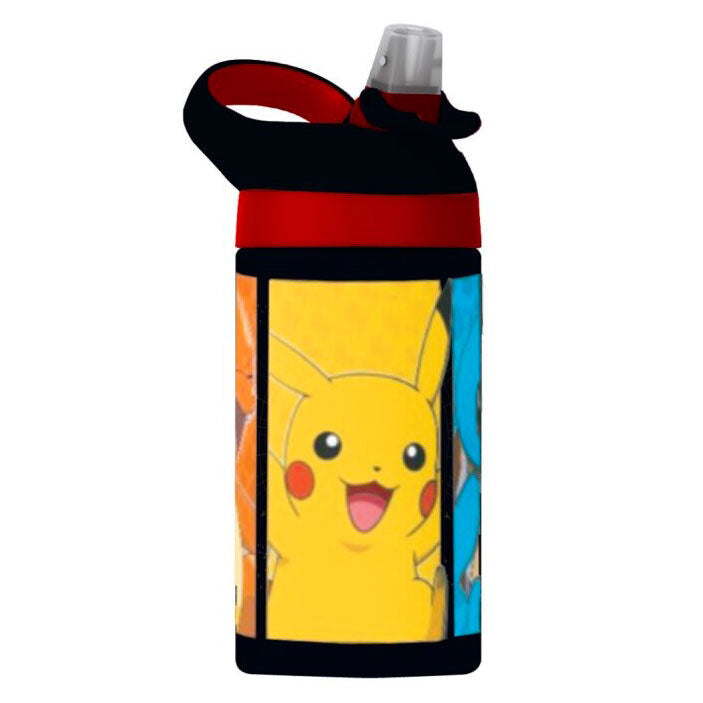 Gourde enfant 473ml avec design Pikachu Pokémon jaune vif et bouchon sécurisé KIDS LICENSING