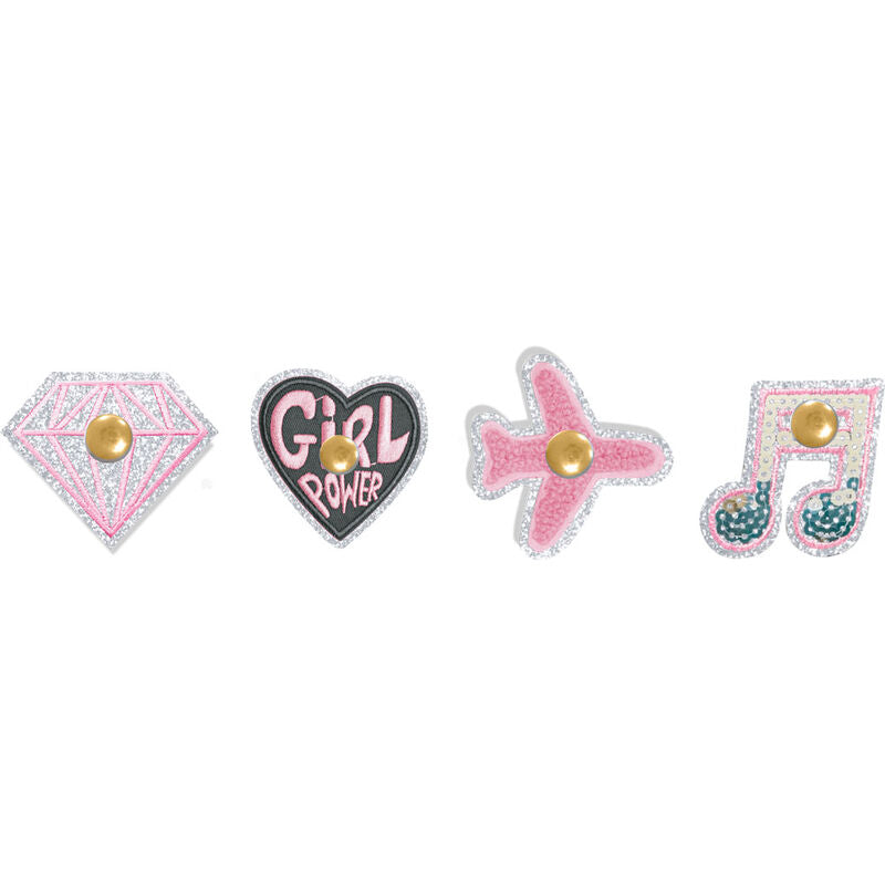 Trousse Wow Generation vue de face avec patch décoratif coloré, dimensions 22x10x6,5 cm