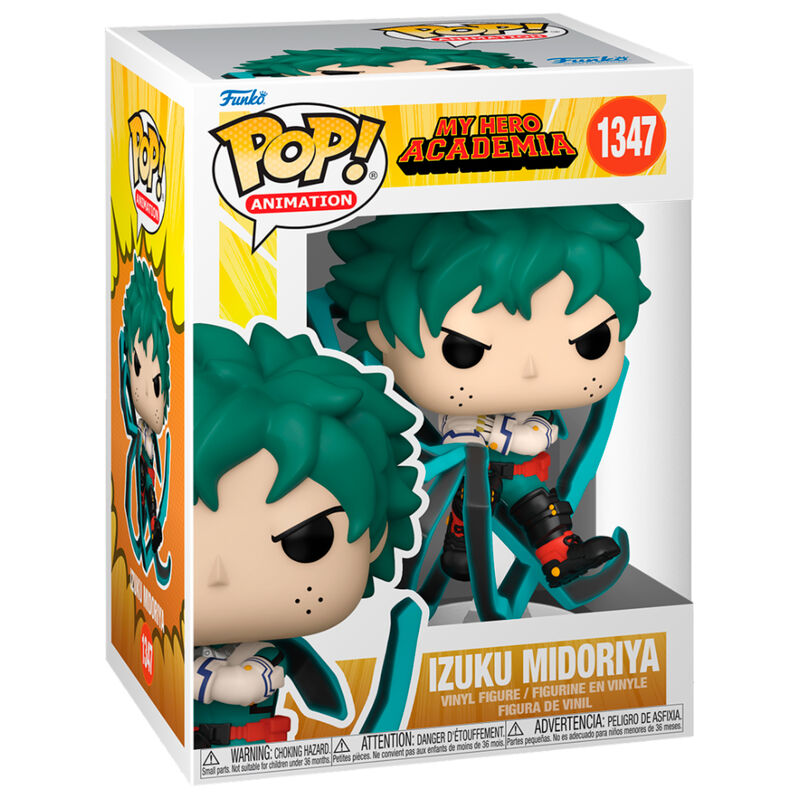 Figurine Funko POP Izuku Midoriya de My Hero Academia en vinyle de 9 cm dans sa boîte cadeau originale