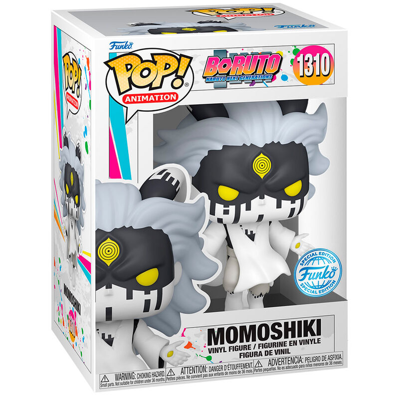 Figurine Funko POP exclusive Boturo Momoshiki en vinyle de 9 cm avec détails précis