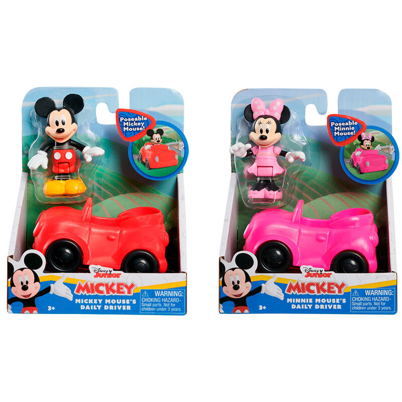 Figurine Mickey Mouse de profil avec ses gants blancs et ses chaussures jaunes
