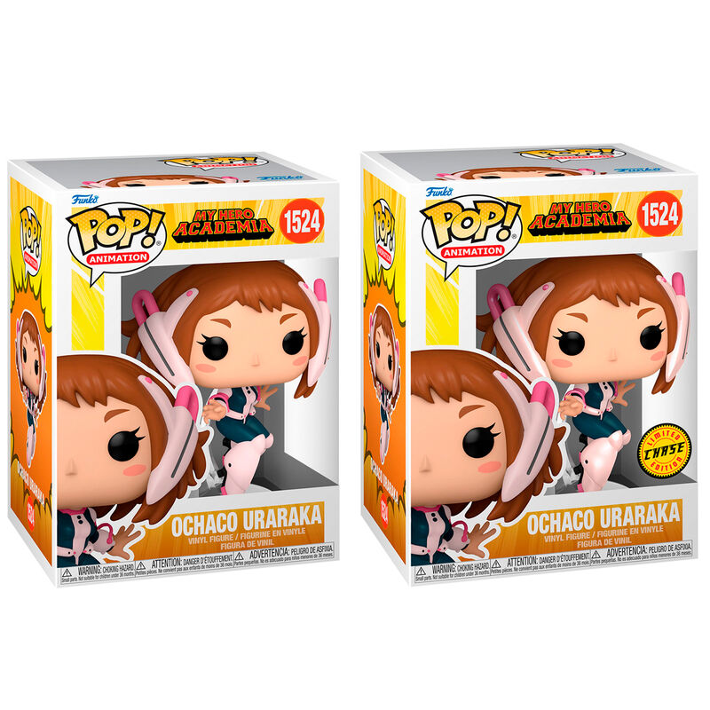 Figurine Funko POP de Ochaco Uraraka de My Hero Academia en vinyle de 9 cm dans sa boîte cadeau