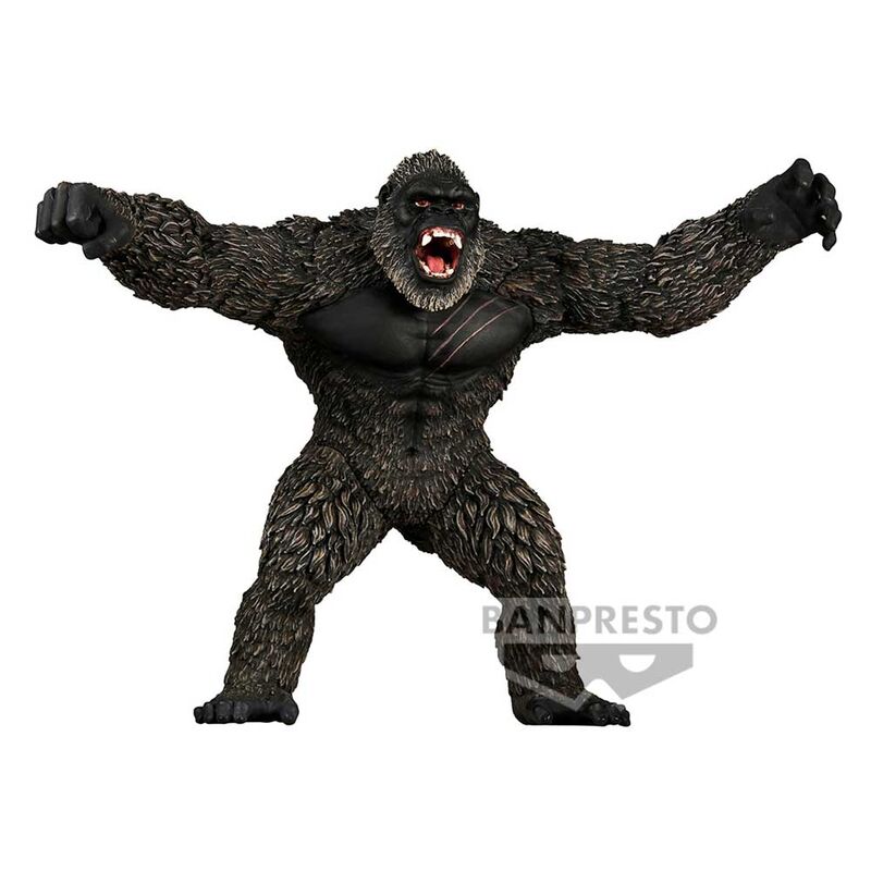Figurine Kong 13cm BANPRESTO en position d'attaque tirée de Godzilla vs Kong The New Empire 2024