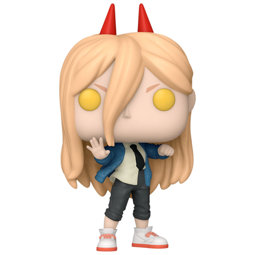 Figurine Funko POP Power de Chainsaw Man en vinyle de 9 cm présentée dans sa boîte cadeau officielle