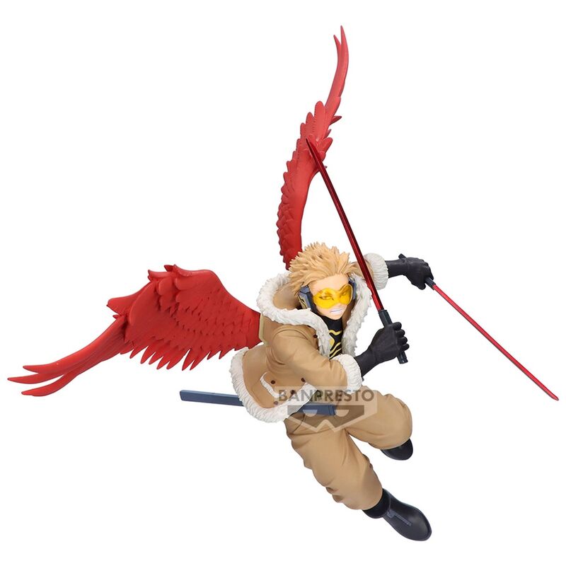 Figurine Hawks My Hero Academia de 12 cm vue de face avec détails précis et peinture soignée