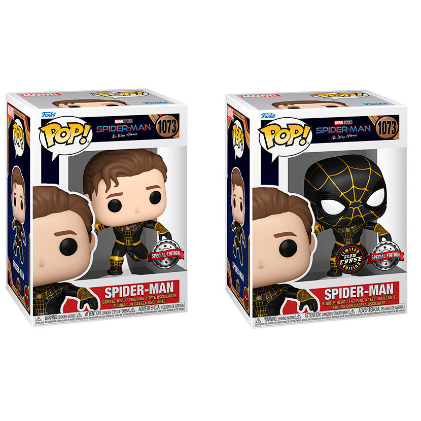 Figurine Funko POP Spider-Man No Way Home exclusive en vinyle de 9 cm dans sa boîte cadeau
