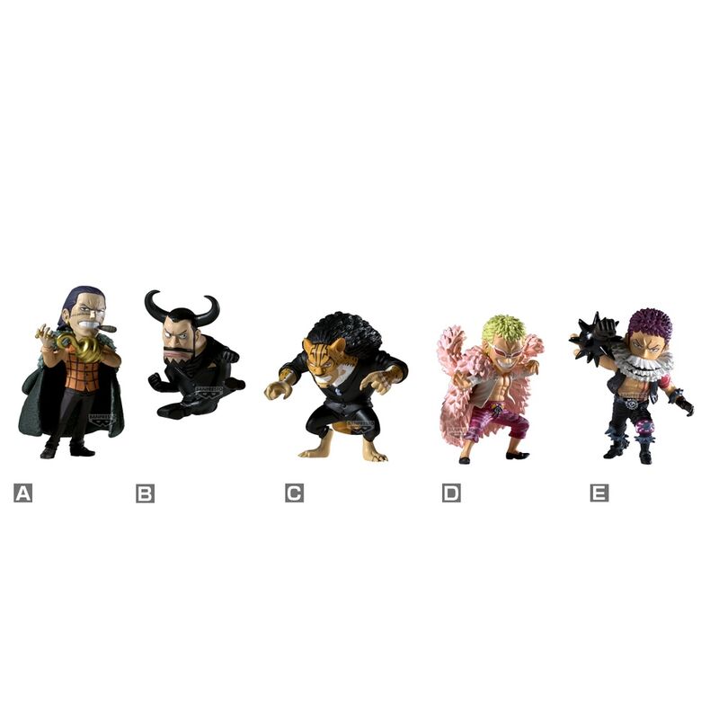 Figurine One Piece Rival World 7cm en vue de face avec détails colorés et finition soignée