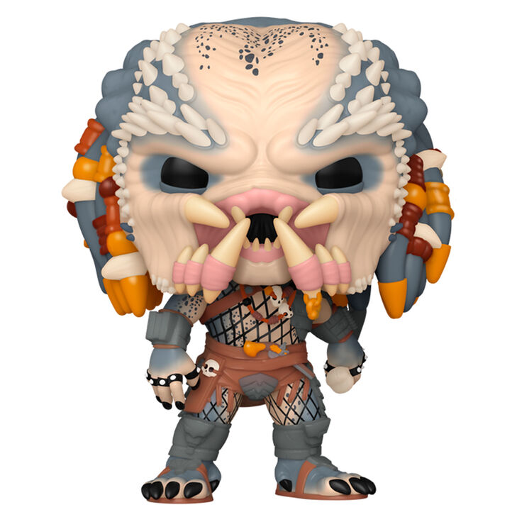 Figurine Funko POP Predator 2 Elder Greyback de face, vinyl 9 cm dans sa boîte cadeau