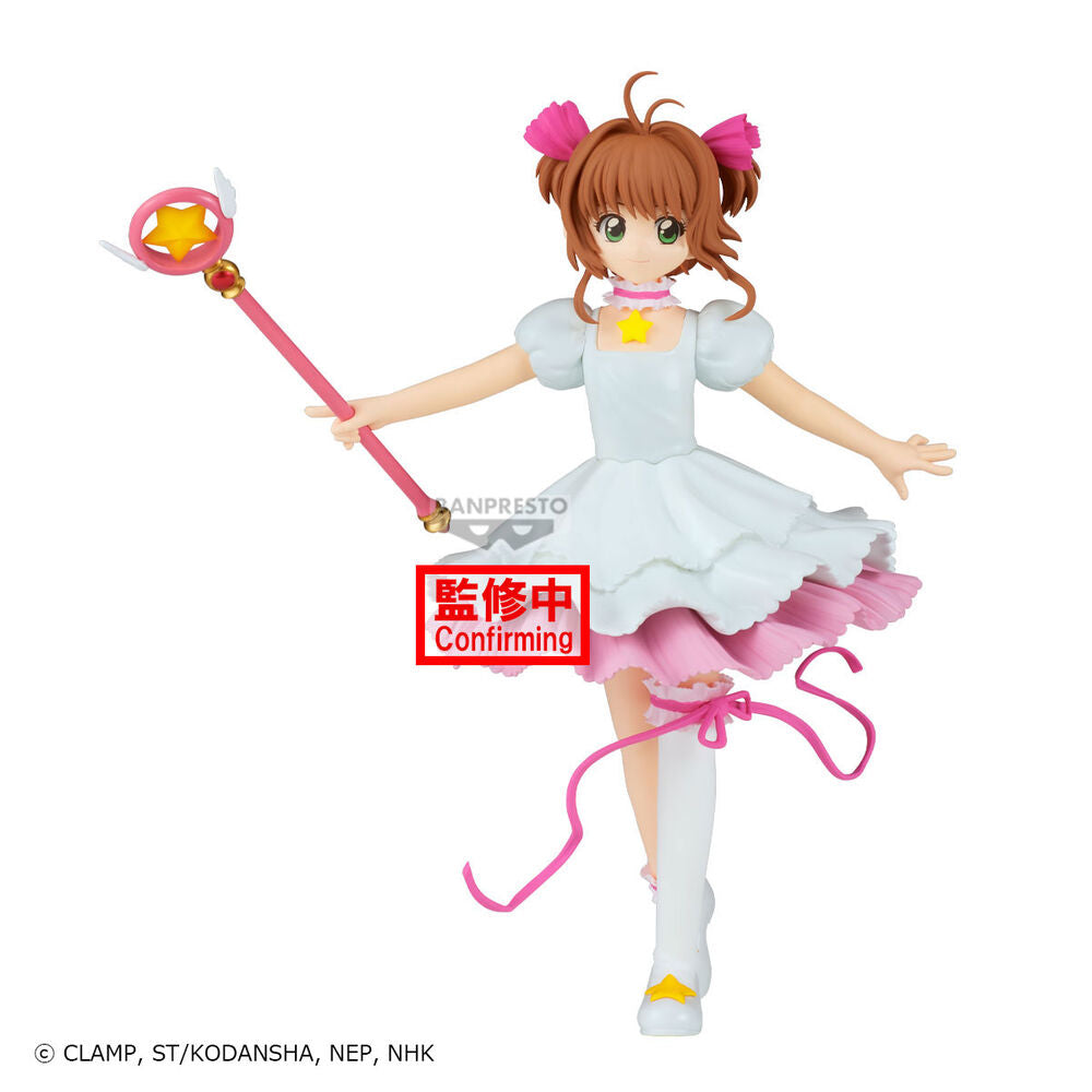 Figurine Cardcaptor Sakura Sakura Card 13cm vue de face avec détails colorés