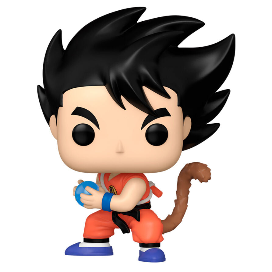 Figurine Funko POP de Goku Dragon Ball en vinyle de 9 cm avec détails colorés et boîte cadeau visible