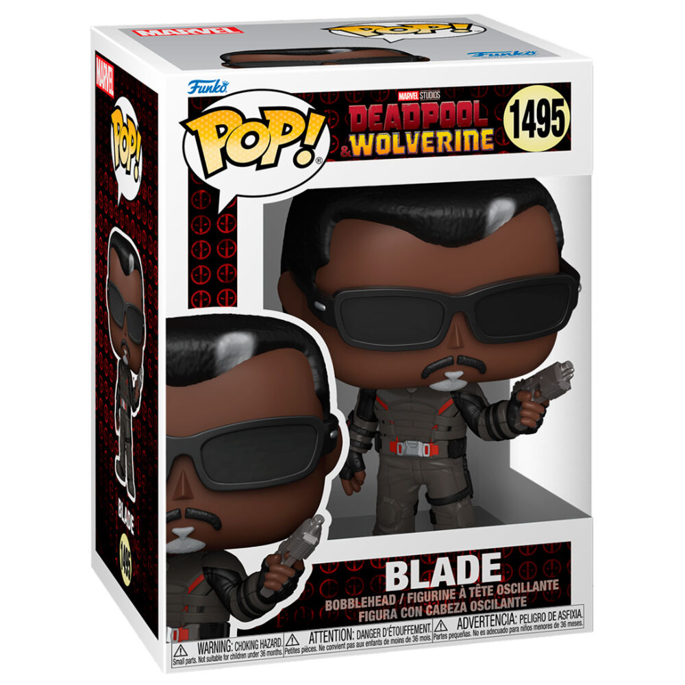 Figurine Funko POP Deadpool en vinyle de 9 cm avec boîte cadeau Marvel officielle