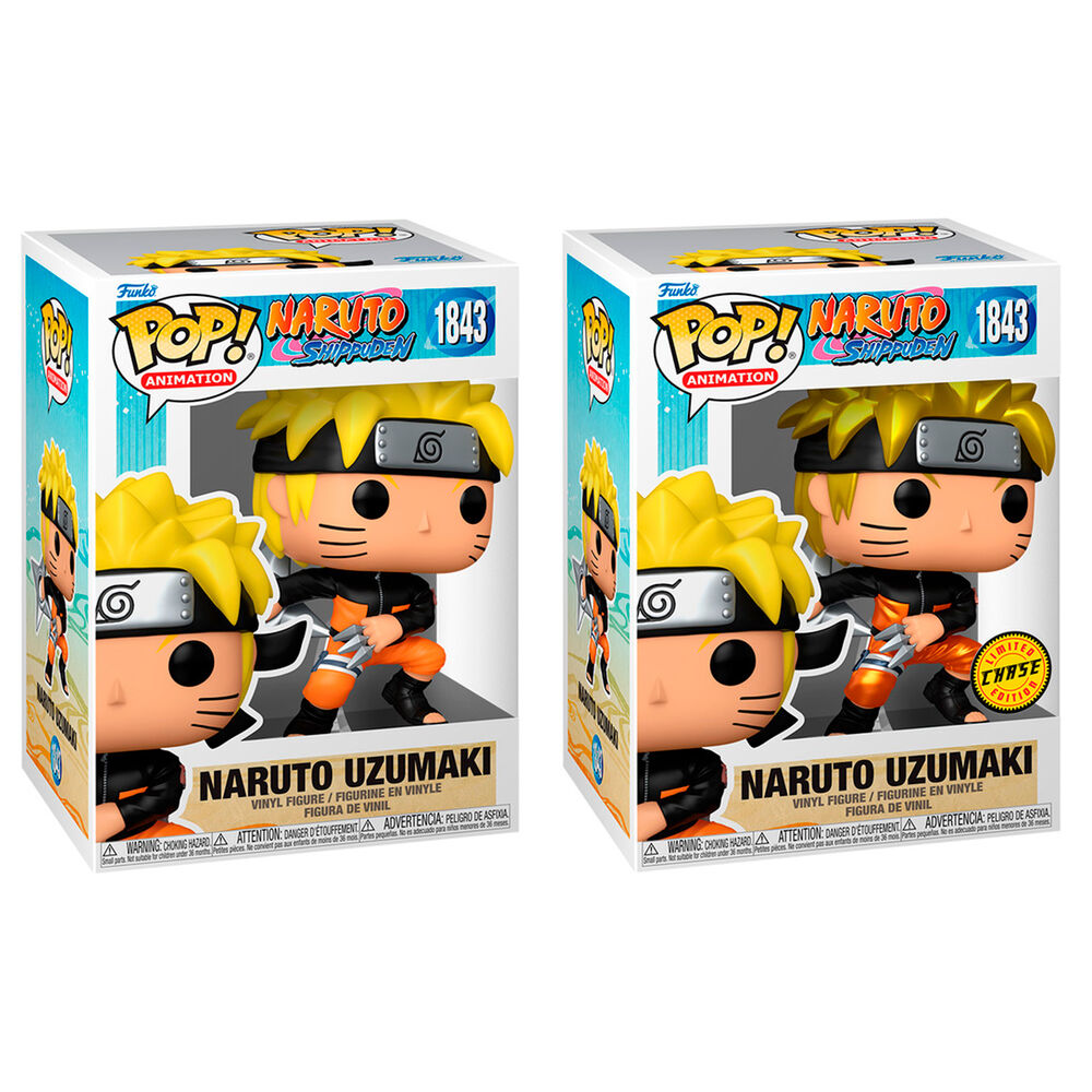 Figurine Funko POP Naruto Uzumaki 9cm en vinyle avec boîte cadeau vue de face