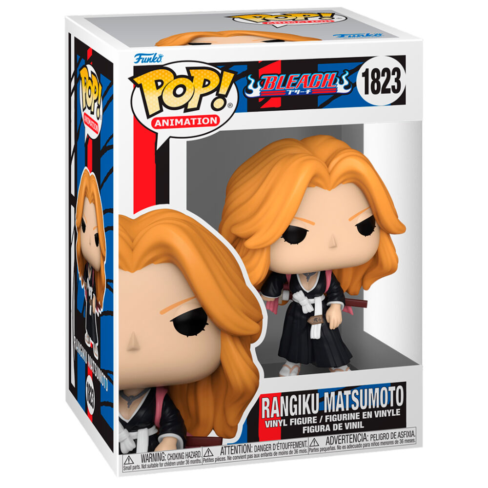 Figurine Funko POP Rangiku Matsumoto de Bleach en vinyle de 9 cm dans sa boîte cadeau