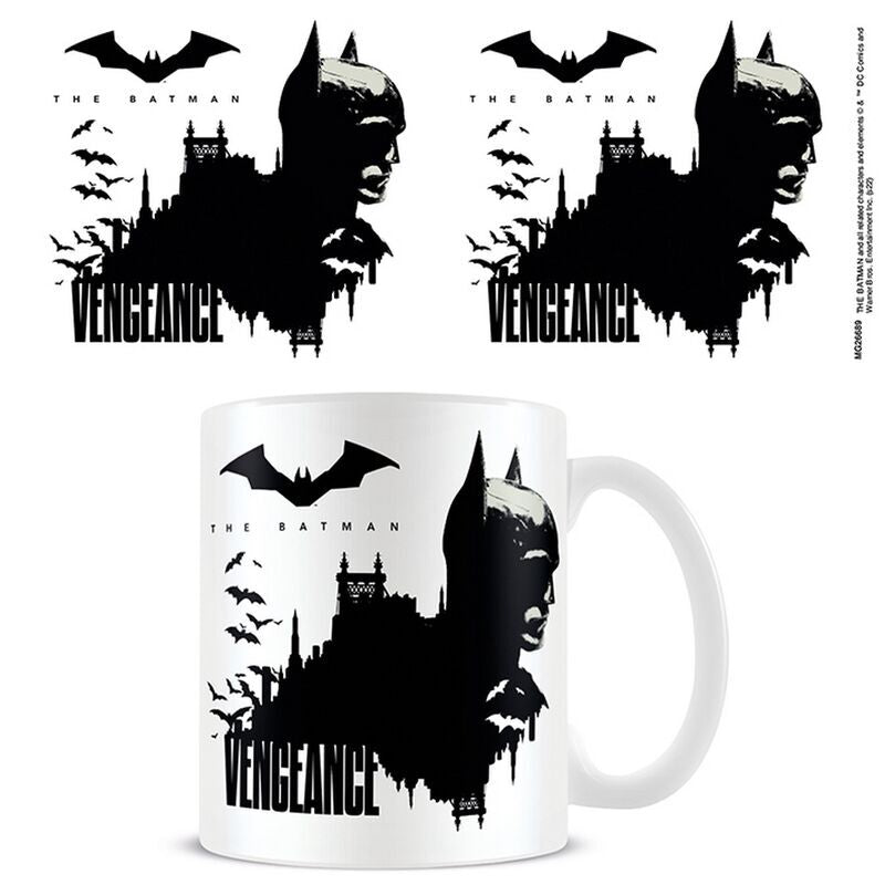 Mug en céramique DC Comics Batman Gotham de 315ml avec design original PYRAMID, parfait pour les fans de super-héros.