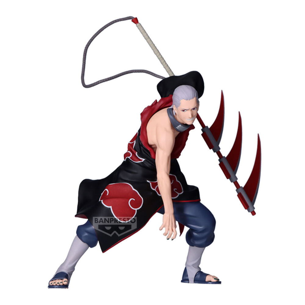Figurine Hidan Naruto Shippuden version A de 13 cm vue de face avec détails précis