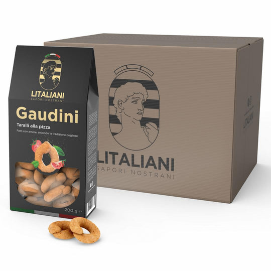 Lot de 12 paquets de Taralli Gaudini saveur pizza Chogan