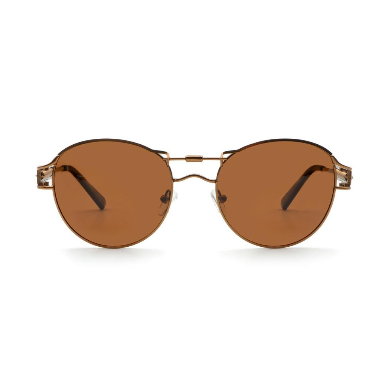 Détail de la monture des lunettes de soleil Chogan Messina Vert