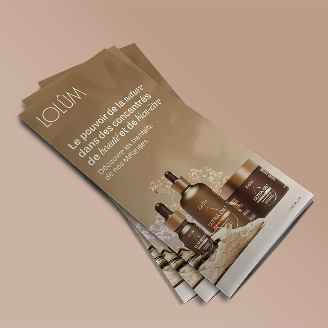 Flyers Lolûm Chogan en français, pack de 50 pièces