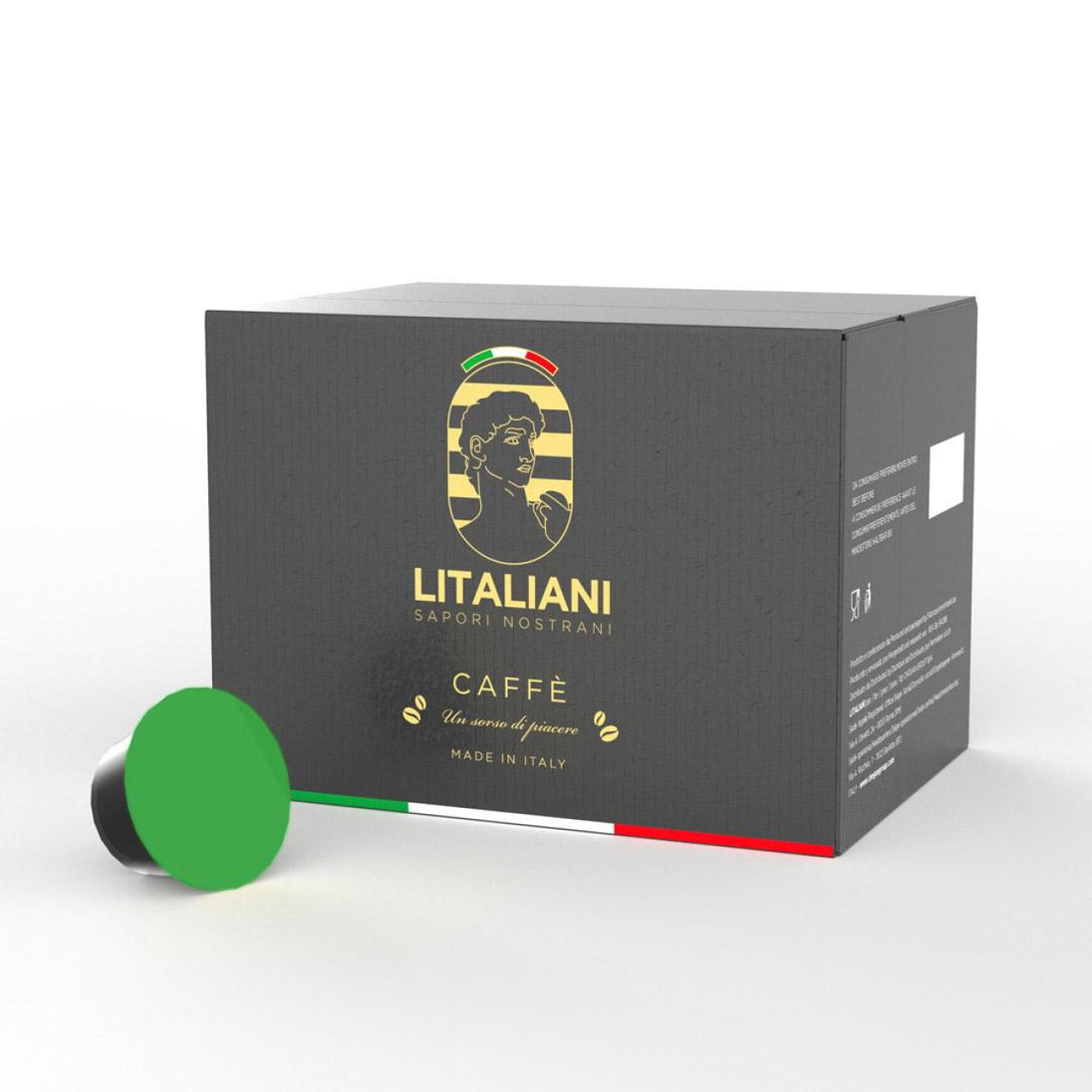 Capsules Mocaccino Chogan à côté d'une machine Dolce Gusto