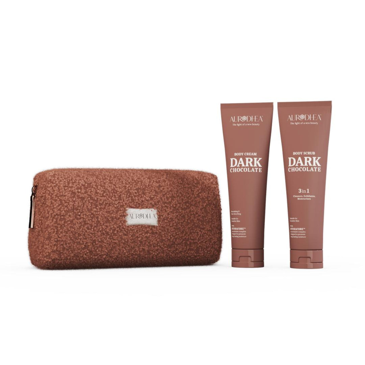 Coffret Chogan Combo Corps Dark Chocolate sur fond élégant