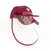 Casquette visière de protection Chogan bordeaux vue de face