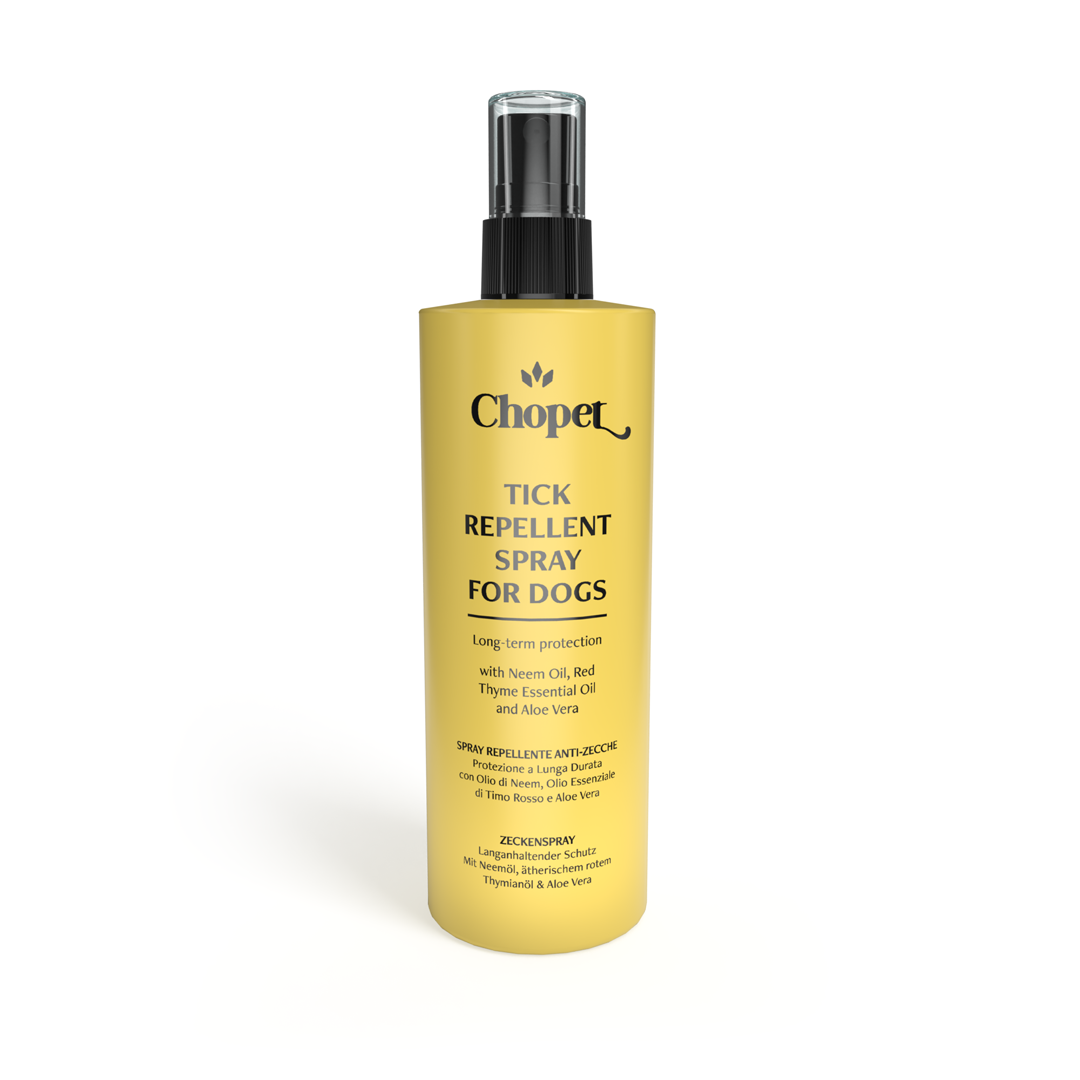 Spray répulsif anti-tiques Chogan pour chien 150ml