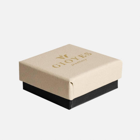 Boucles d'oreilles Squared Hoop Chogan en acier inoxydable - Vue latérale