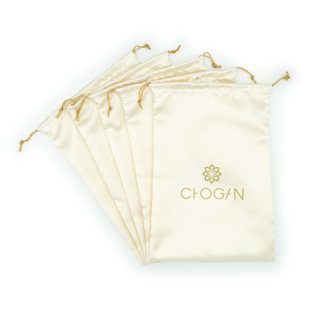 Lot de sachets en tissu Chogan pour emballage cadeau écologique