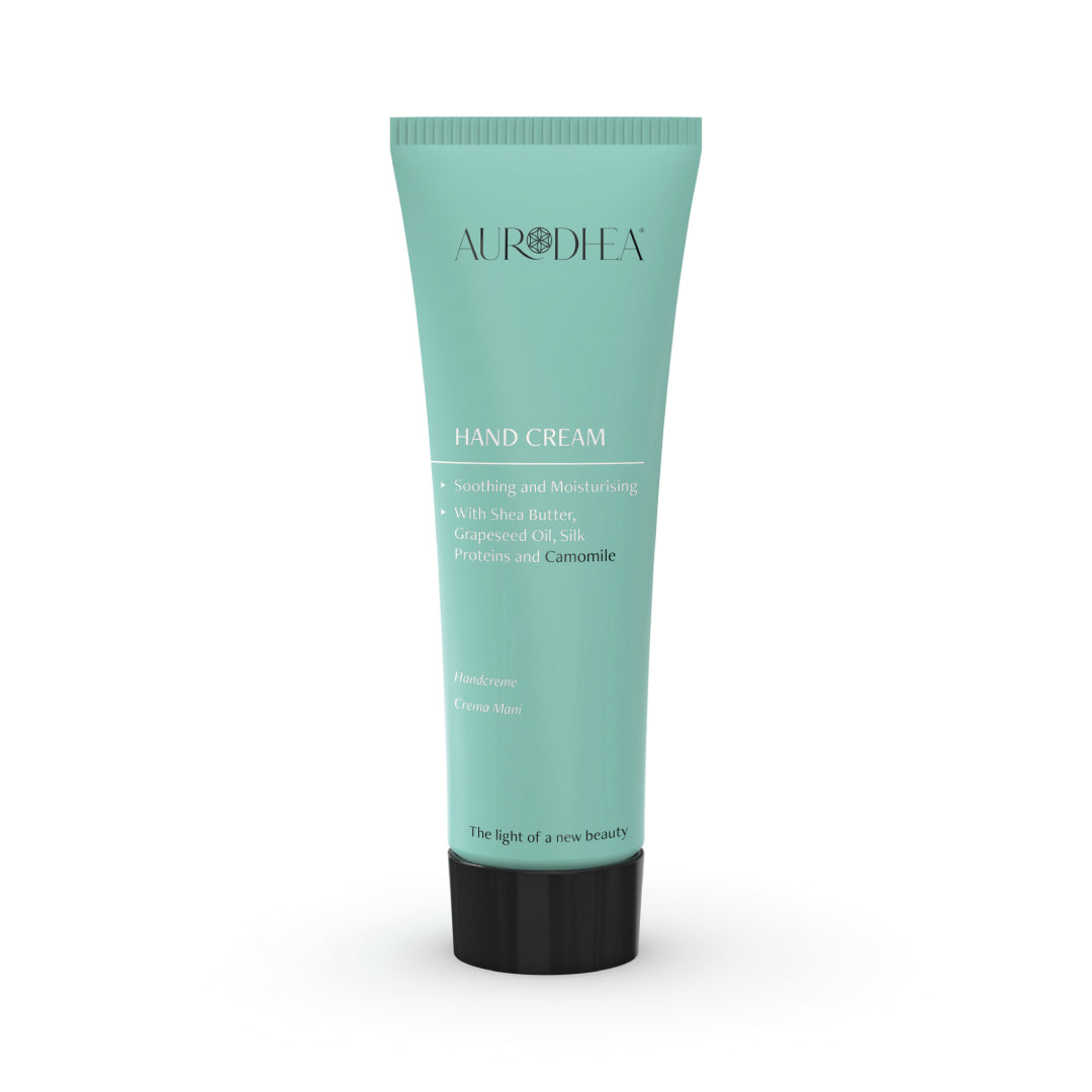 Crème mains Chogan à la Camomille, tube blanc et vert