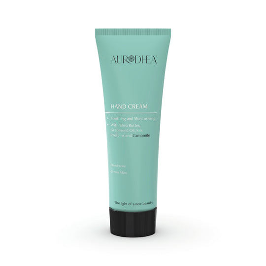 Crème mains Chogan à la Camomille, tube blanc et vert