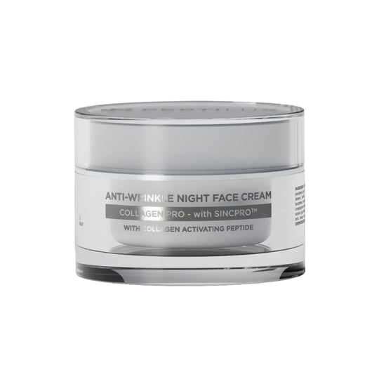 Chogan Peptilux Crème de Nuit Visage Anti-Rides Collagen Pro SINCPRO™ - Pot et emballage