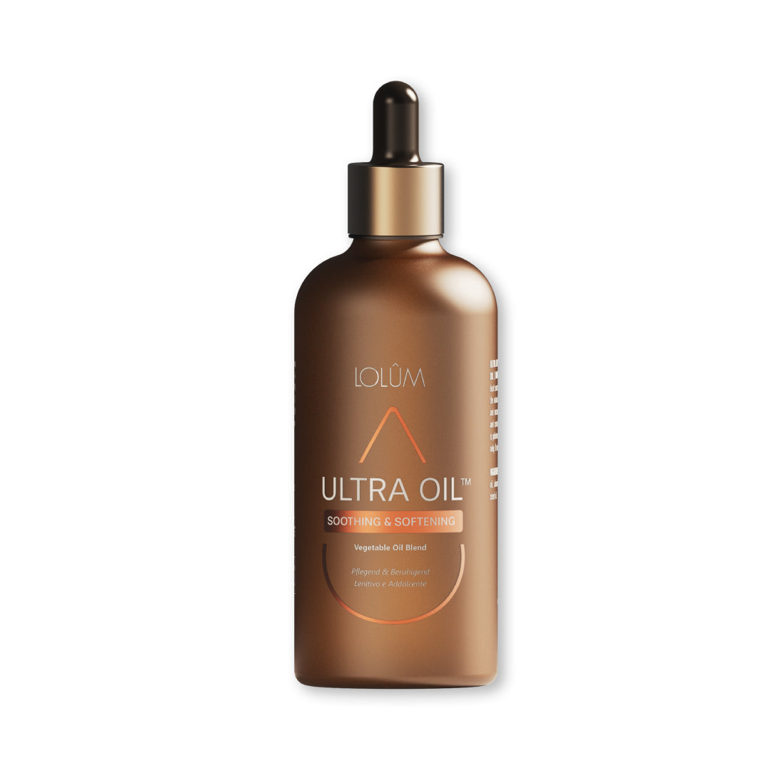 Flacon d'ULTRA OIL™ Chogan, mélange d'huiles végétales apaisantes et adoucissantes