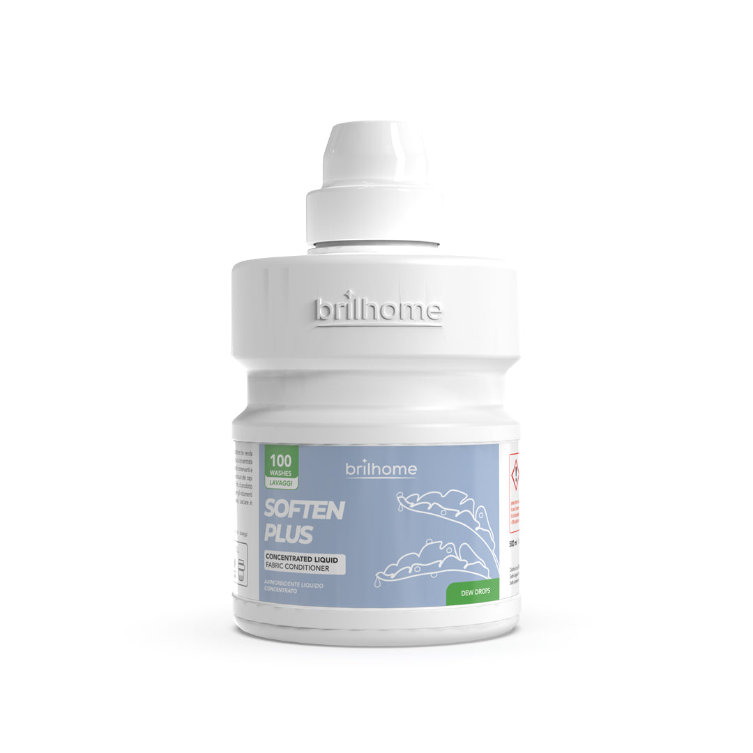 Flacon de l'adoucissant concentré vegan Chogan Soften Plus 'Rosée fraîche'