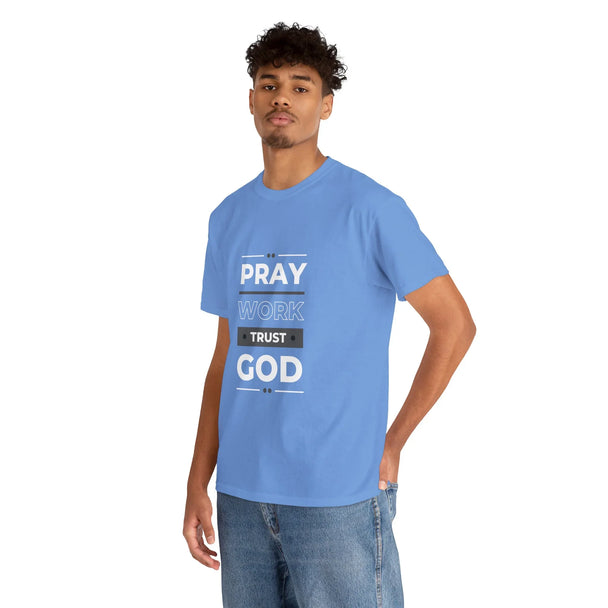 coque pray work trust god smartphone artistique premium