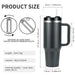 coque tumbler isotherme watersy 1200ml smartphone artistique premium