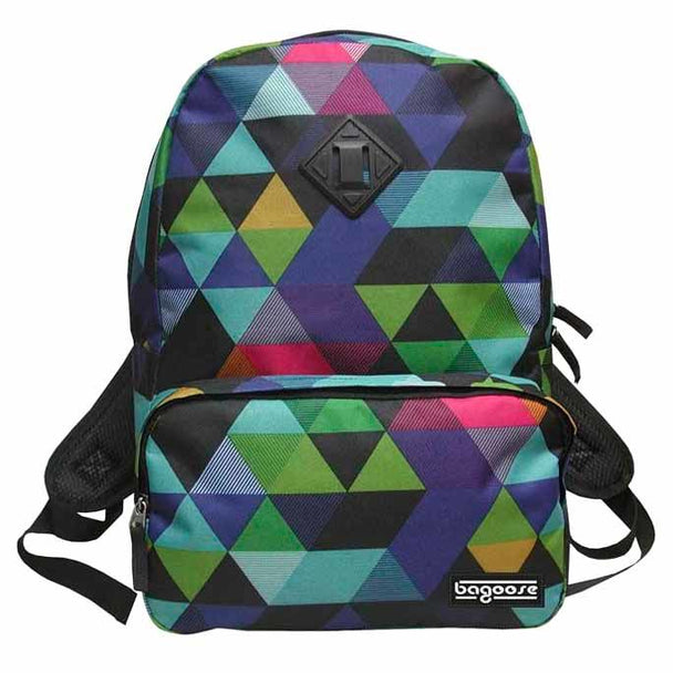 Vue avant du sac à dos Bagoose 45cm de CYP BRANDS avec compartiments visibles et design moderne