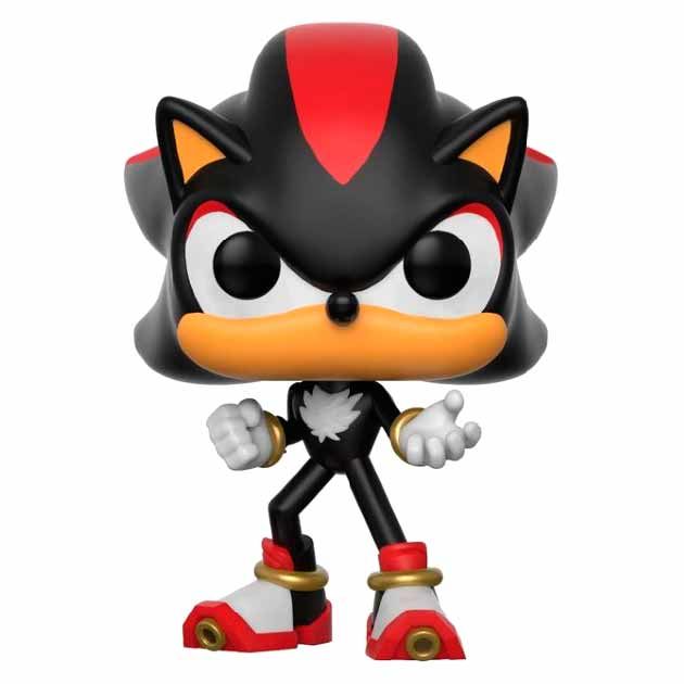 Figurine Funko POP Sonic Shadow en vinyle de 9 cm présentée dans sa boîte cadeau officielle